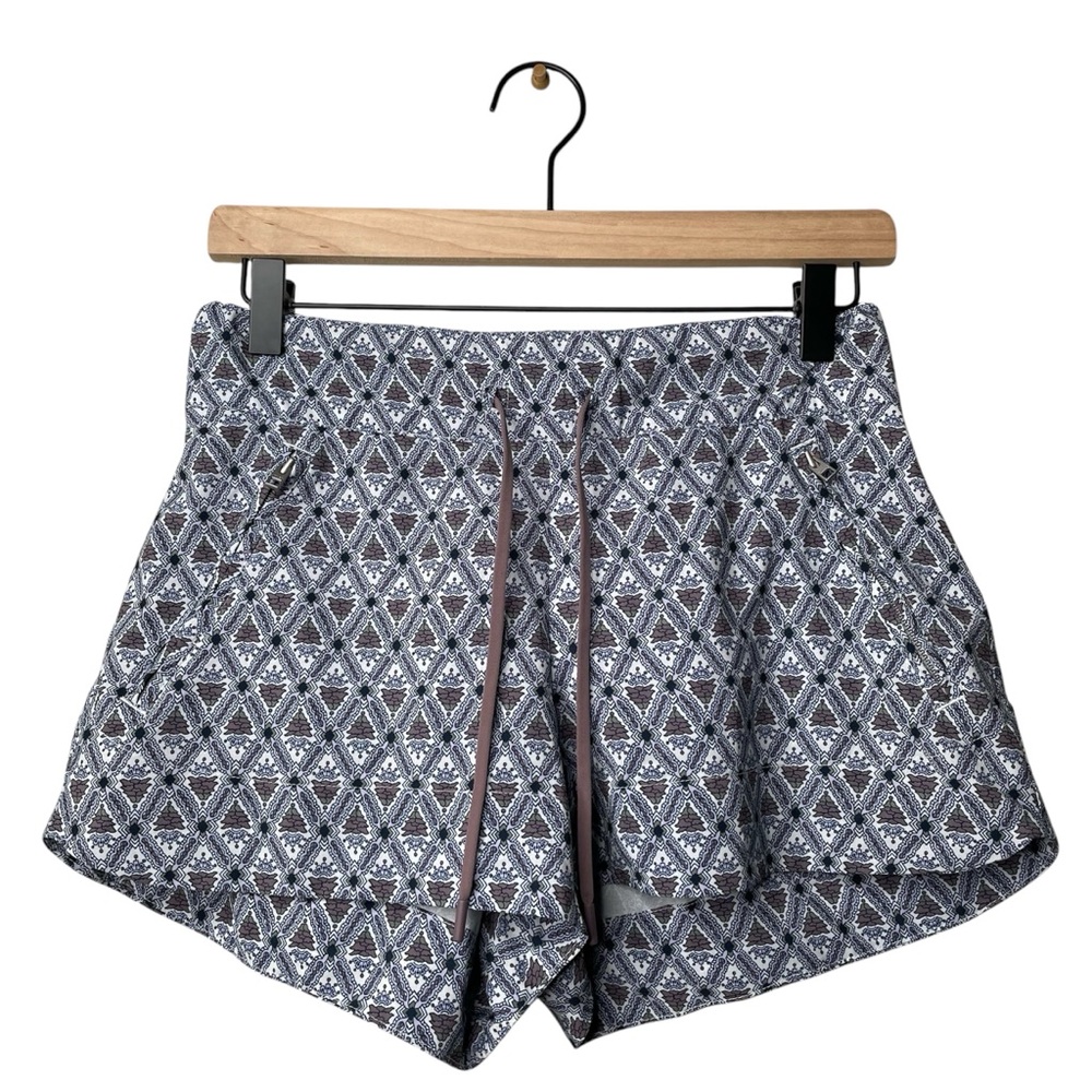 Athleta Hudson Board Shorts Women’s Floral Geometric Drawstring Shorts